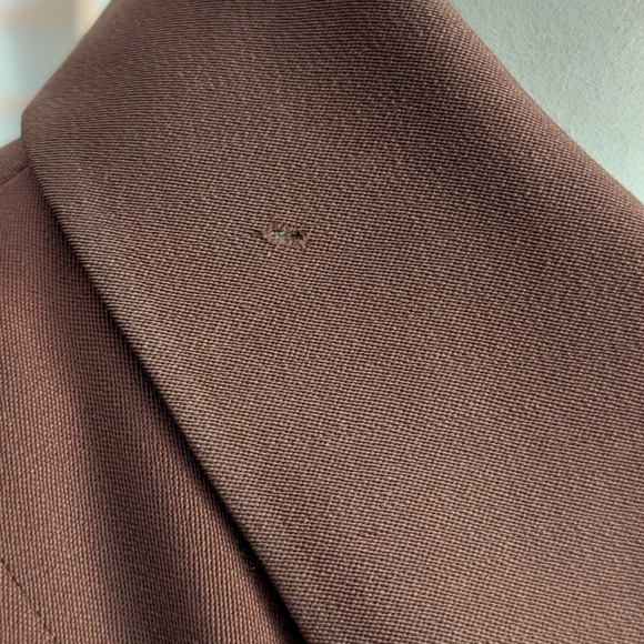 1940s Beaded Brown Suit Jacket - Picture 5 of 11